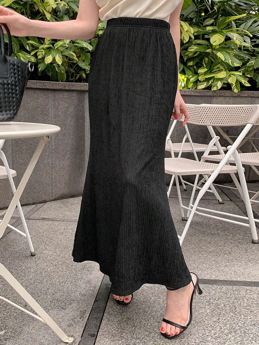 DAZY Women's Skirt, Suitable For Spring/Summer, Valentine's Day & Chinese New Year - Black - View 1