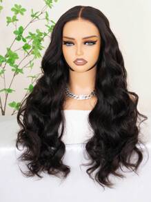 5x5 Glueless Transparent Lace Closure Wig Body Wave 13X4 Nature Color Lace Frontal Wigs 22-28 Inch 150% 180% Pre Plucked Hairline Beginner Friendly Human Hair For Women - SNatural - View 7