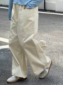 Dazy Kids Tween Girl Fall Pants,Back To School Clothes - Beige - View 8