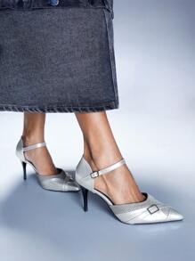 Cuccoo CUCCOO GRLICON Women's Y2K Punk Style High Heel Pumps, Suitable For Motorcycle, Cool Girl, Halloween, Christmas, Party Outfits