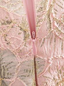 Vestido de niña elegante con decoración de mariposa en la cintura y mangas cortas, estilo princesa, adecuado para uso diario, actuaciones, fiestas, cumpleaños, regalos, verano - Rosa - Ver 5