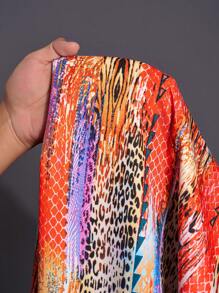 Slaydiva Pantalones anchos con estampado gráfico de talla grande para mujer, estilo de vestir casual de vacaciones, oficina, salida, negocios casuales, campo, otoño, regreso a casa, modesto, estilo de dinero antiguo