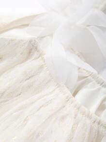 DAZY Young Girls' Solid Color Cami Dress, Minimalist & Practical Multipurpose,Girls Summer Outfits - White - View 3