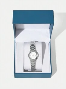 MOTF PREMIUM RELOJ MINIMALISTA DE MUJER COLOR PLATA Y BLANCO - Plateado - Ver 2