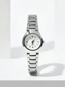 MOTF PREMIUM RELOJ MINIMALISTA DE MUJER COLOR PLATA Y BLANCO - Plateado - Ver 5