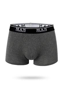 5 件装男士舒适弹力平角内裤 - 彩色 - 查看 6