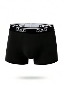 5 件装男士舒适弹力平角内裤 - 彩色 - 查看 4