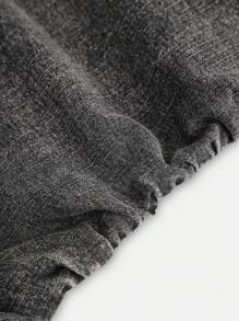 SHEIN Girlism Tween Girls Y2K Fashion Casual Fashion Stonewashed Snug Fit Denim Dress With Layer And Bowknot Detailed For Girls Soft Dailywear And The Four Seasonsr Tween Girl Clothes - Black - View 3