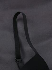 Snug Zone 3 pièces/Set Soutien-gorge sans armature confortable de couleur unie pour femmes