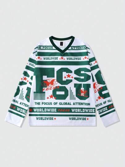 Street Life Men's Loose Fit Sports T-Shirt, Vintage Street Style