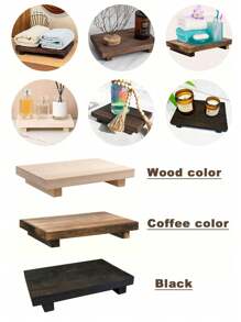 1 szt. Taca łazienkowa Vanity Hands Mydło Zapachowa świeca Uchwyt do przechowywania Retro Drewniana taca do przypraw kuchennych Dekoracja domu Ręce Dozownik mydła Taca do kuchni i łazienki Blat Perfumy Ręcznik Organizer Taca do zbiornika toaletowego