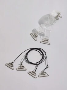 2 Pairs Transparent Lingerie Extension Straps For Women - Clear - View 4