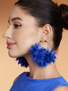 SHEIN SXY Women's Simple Solid Color Practical Multi-Function Earrings