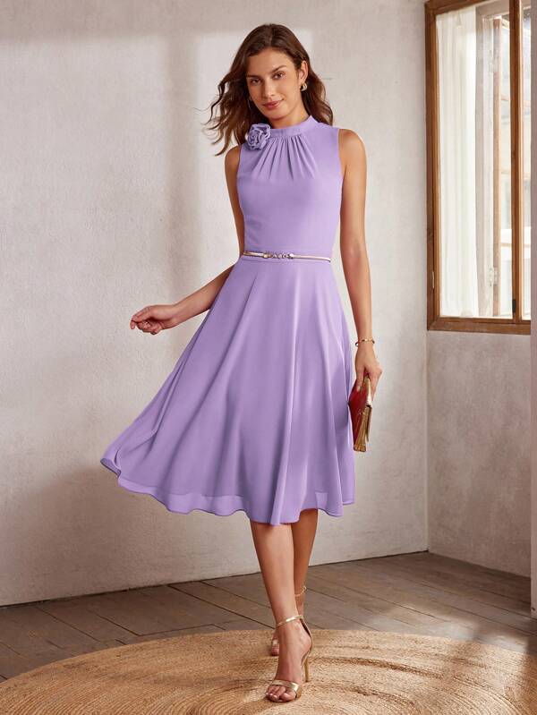 MOTF Classy STEREO FLORAL FLOWY DRESS