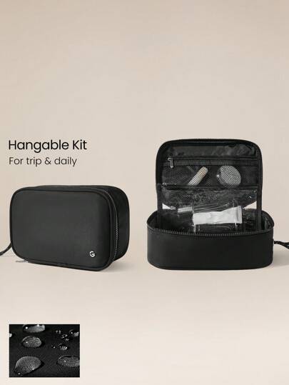 GLOWMODE 3L Bolsa de Armazenamento Esportiva de Grande Capacidade, Impermeável, com Zíper, Essenciais para Viagem Diária e Casual