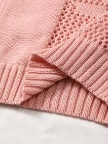 Manfinity Homme 男式前扣短袖休闲针织上衣