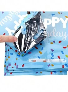 30 件多色生日派对礼品袋 - 包括星形铝箔、糖果、背心和塑料袋 - 非常适合婚礼、生日和派对礼物、圣诞节 - 彩色 - 查看 3