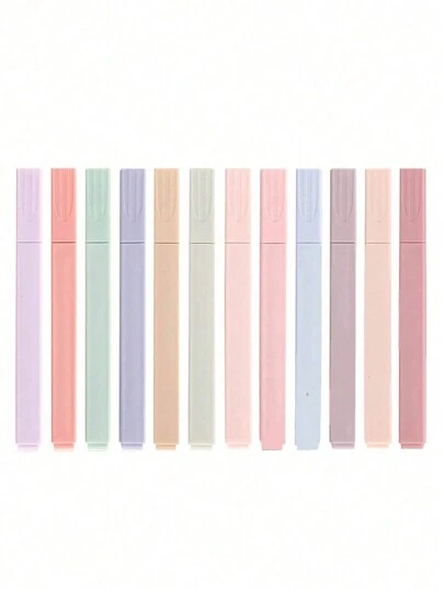 SHEIN Fluorescent Pen, Practical And Multifunctional For Office Use, Minimalist Design Back To School