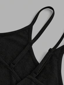 SHEIN EZwear 4pcs/Set Women's Casual Cropped Tank Tops, Suitable For Summer Back To School - Multicolor - View 5