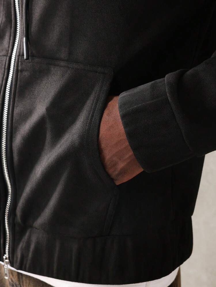 Essential Slim Fit Modern Zip Up Hoodie