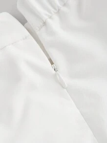 SHEIN MOD Women's White Big Bow Accented Shorts