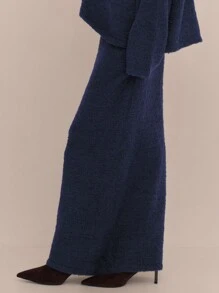 MUSERA Soft Knit Low Waist Maxi Skirt Spring Y2K 90's Casual Cute Thanksgiving Chic