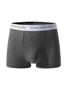 5 件装 男士字母带舒适平角内裤 - 彩色 - 查看 3