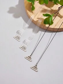 2 Pairs Transparent Lingerie Extension Straps For Women - Clear - View 1