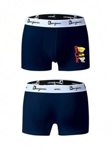 Set de 5 boxers bóxer para hombre, shorts de 4 esquinas para todas las temporadas