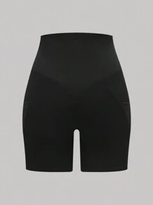 Chiquease Shorts casuales de cintura alta negros para mujer, primavera/verano