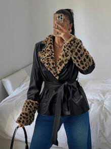 SHEIN PETITE 2024 Nouveau sac pour homme en, de vache doux, grande capacité, sac à épaule/porté en bandoulière, multifonctionnel affaires/décontracté - Noir - Voir 1