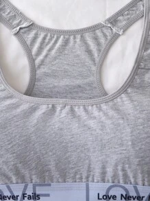 Set de 2 piezas de ropa interior gris con estilo deportivo juvenil - Gris - Ver 5
