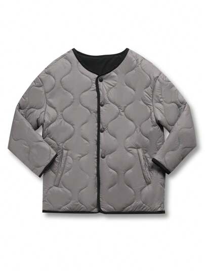 Manfinity Sport Corelite 男士纯色单排扣长袖休闲冬季运动夹克