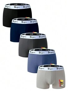 Set de 5 boxers bóxer para hombre, shorts de 4 esquinas para todas las temporadas