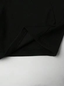 Chiquease Shorts casuales de cintura alta negros para mujer, primavera/verano