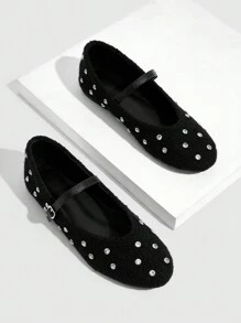 CUCCOO GRLICON Women's Y2K Style Flat Shoes, Suitable For Punk, Biker, Cool Girl, Halloween, Christmas, Party Outfits - Black - View 7