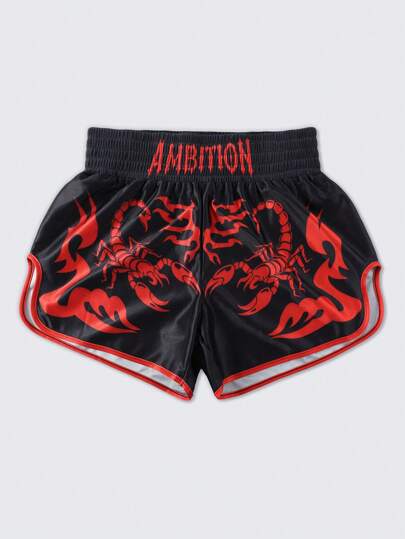 ROMWE MEN Prep 男士运动短裤、拳击短裤、篮球短裤、夏季