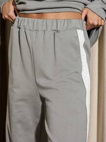 AiiRZ Luxury Fleece Tracksuit Set Oversized Hoodie Wide Leg Jogger Pants Loungewear Athleisure Casual Comfort Premium Winter Fall Streetwear Ensemble