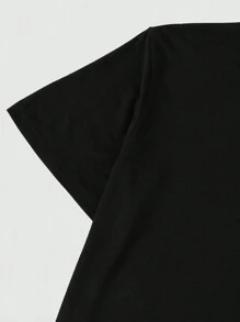 Manfinity LEGND 2pcs Casual Men Graphic Print Round Neck Short Sleeve Top And Long Pants Set - Multicolor - View 3