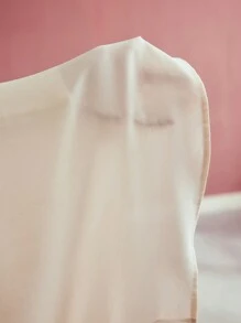 MOTF PREMIUM RUFFLE TRIM TIE NECK BLOUSE - Apricot - View 8