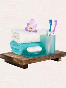 1 szt. Taca łazienkowa Vanity Hands Mydło Zapachowa świeca Uchwyt do przechowywania Retro Drewniana taca do przypraw kuchennych Dekoracja domu Ręce Dozownik mydła Taca do kuchni i łazienki Blat Perfumy Ręcznik Organizer Taca do zbiornika toaletowego