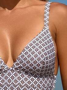 Summer New Backless Printed One-Piece Swimsuit For Women - Multicolor - View 6