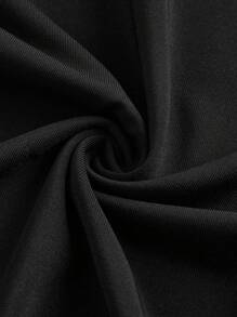 SHEIN Essnce 大码女式春夏时尚休闲运动舒适日常多种长度选择黑色高弹力紧身裤 3 条装，女式下装，女式夏季服装 - 黑色 - 查看 3