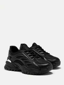 CUCCOO CURVES Outdoor Anti-Slip Breathable Casual Fashion Chunky Sole Chunky Sneakers For Women, Stylish Sports Shoes Spring Shoes Spring Break Easter