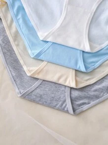 少女蝴蝶结装饰纯色内裤 - 彩色 - 查看 3