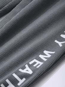 DAZY Tween Girl Leggings For Fall Tights - Grey - View 5