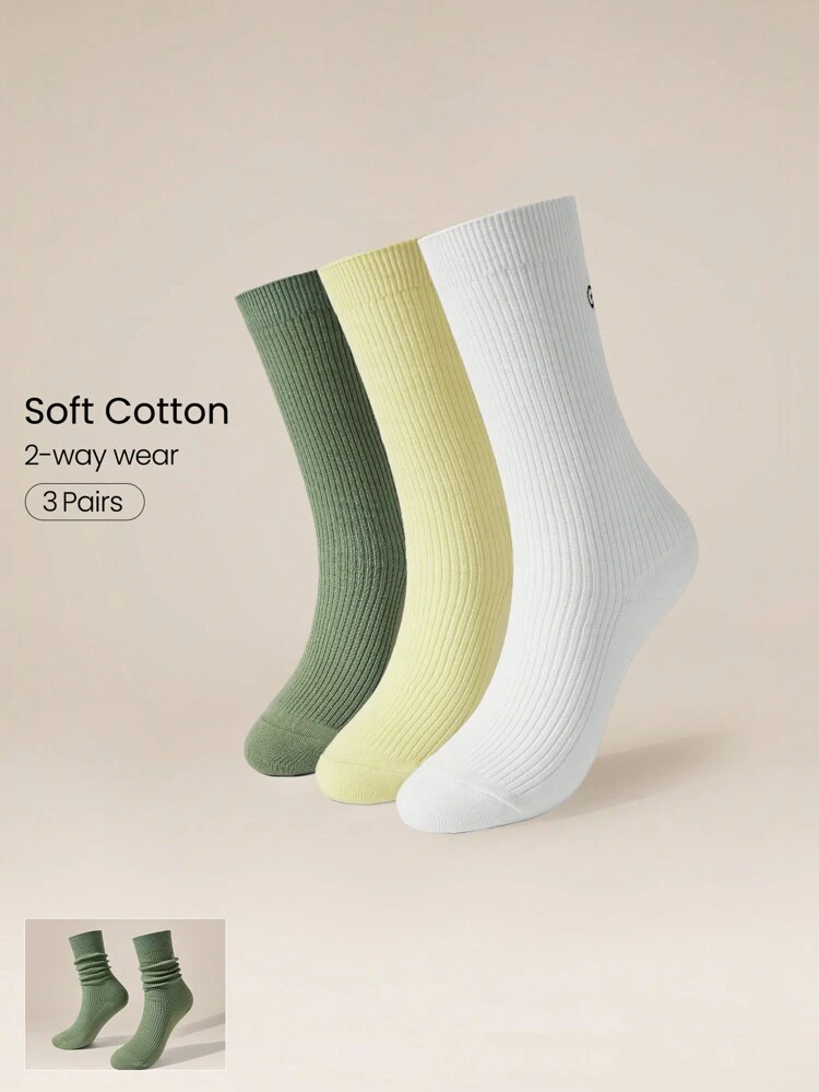 Chaussettes tubes côtelées, juste pour se détendre