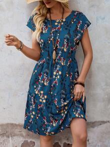 EMERY ROSE Mid-Length Casual Dress For Women - Multicolor - View 1