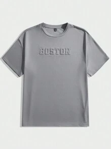 EASEVO Conjunto de 2 piezas de camiseta de manga corta holgada casual y shorts de talla grande para hombre