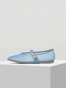 MOTF PREMIUM WOMEN'S LASER HOLLOW SQUARE TOE FLAT SLIP-ON SHOES